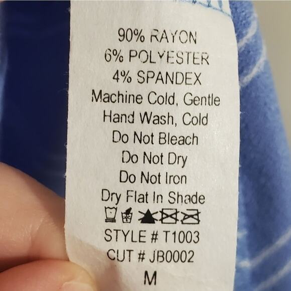 JENNY Boston striped tank top tunic size medium - Picture 4 of 4